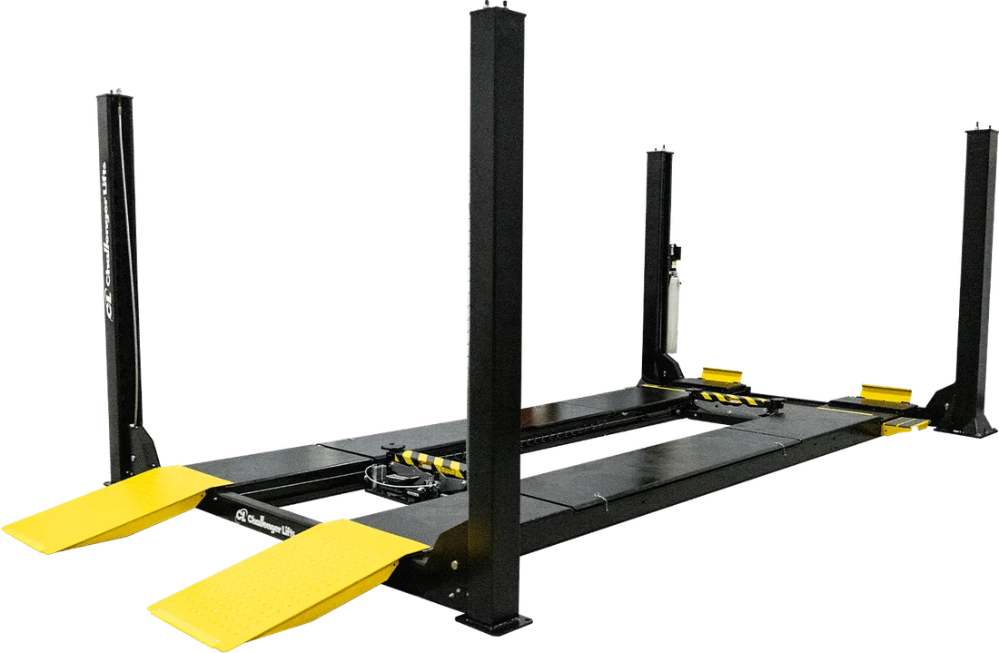 Challenger 4115 — 15,000 lb Four-Post Lift / Alignment
