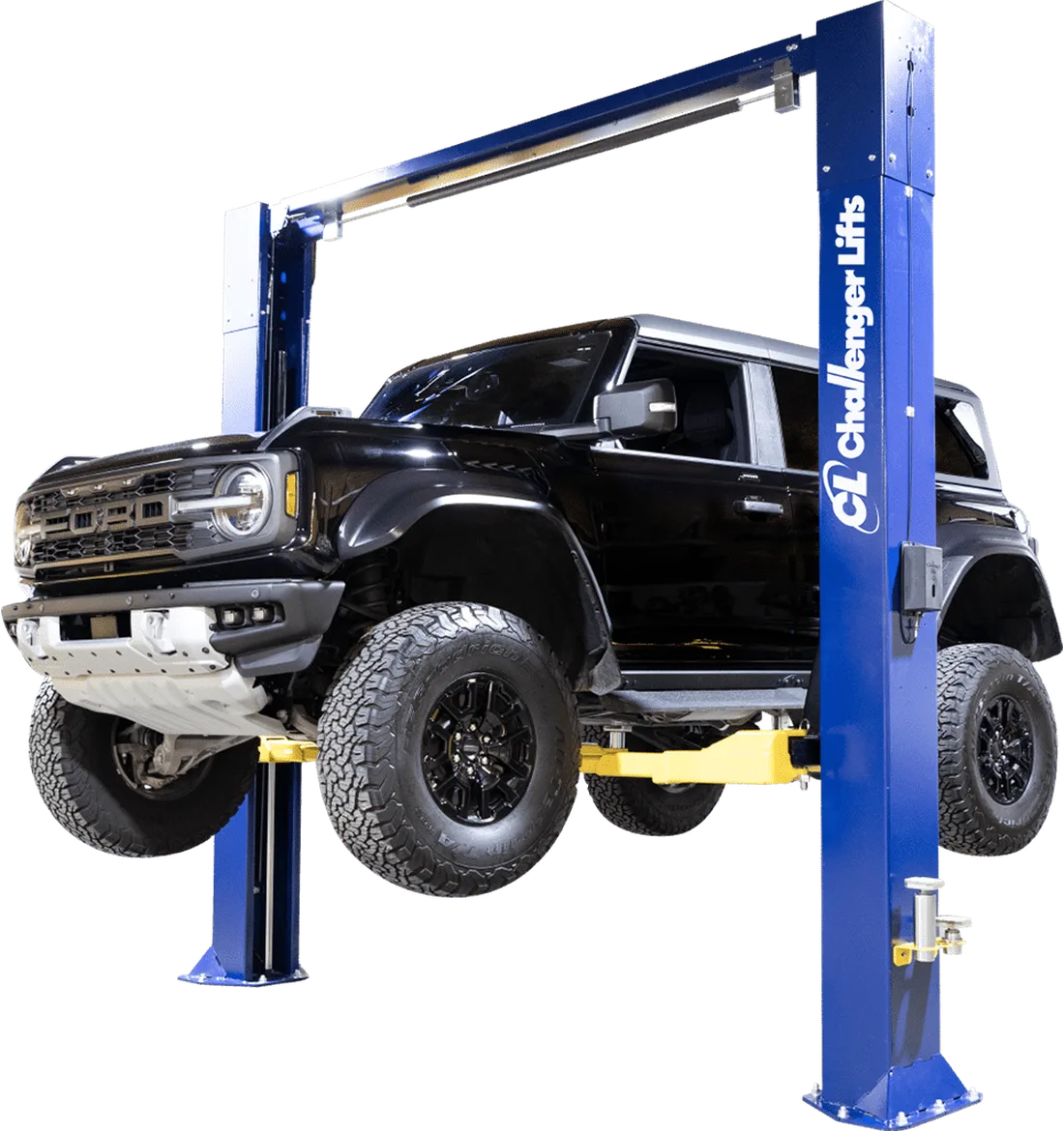 Challenger CL10V3 — 10,000 lb Versymmetric® Two-Post Lift