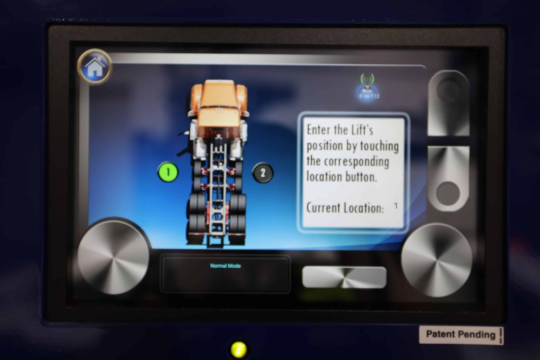 CLHM integrated touch screen control console