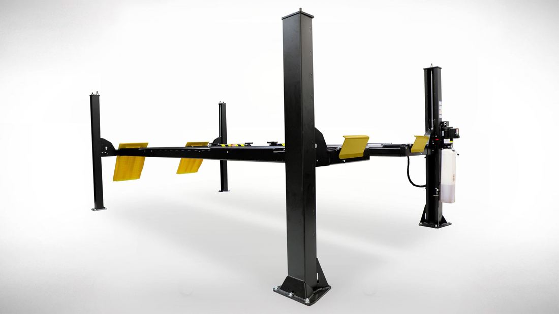 John Bean EELR504A / EELR506A — 15,000 lb Four-Post Alignment Lift