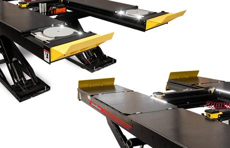 14K scissor open front and rear construction