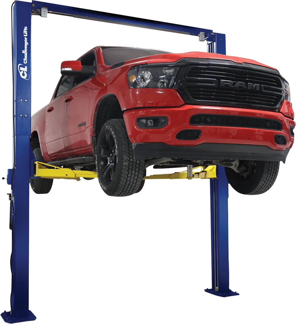 Challenger LE12-3S — 12,000 lb Symmetric Two-Post Lift