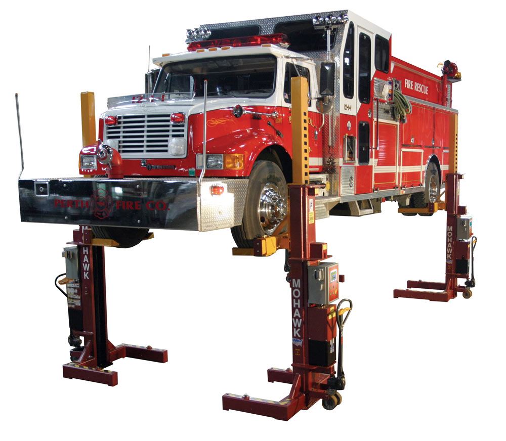 Mohawk MP Series — up to 30,000 lb-per-Column Mobile Lifts