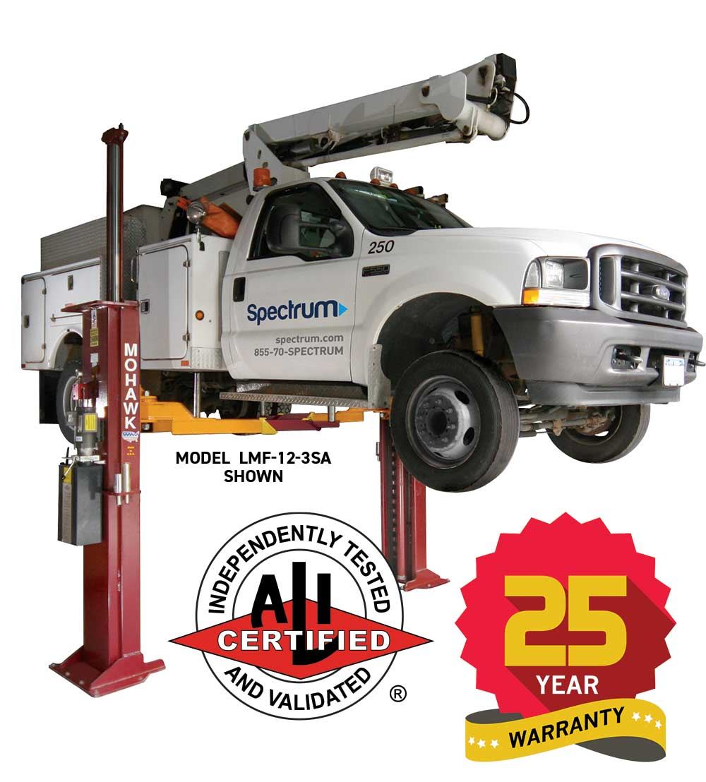 Mohawk LMF-12 / TP-16 / TP-18 — up to 18,000 lb Two-Post Lifts